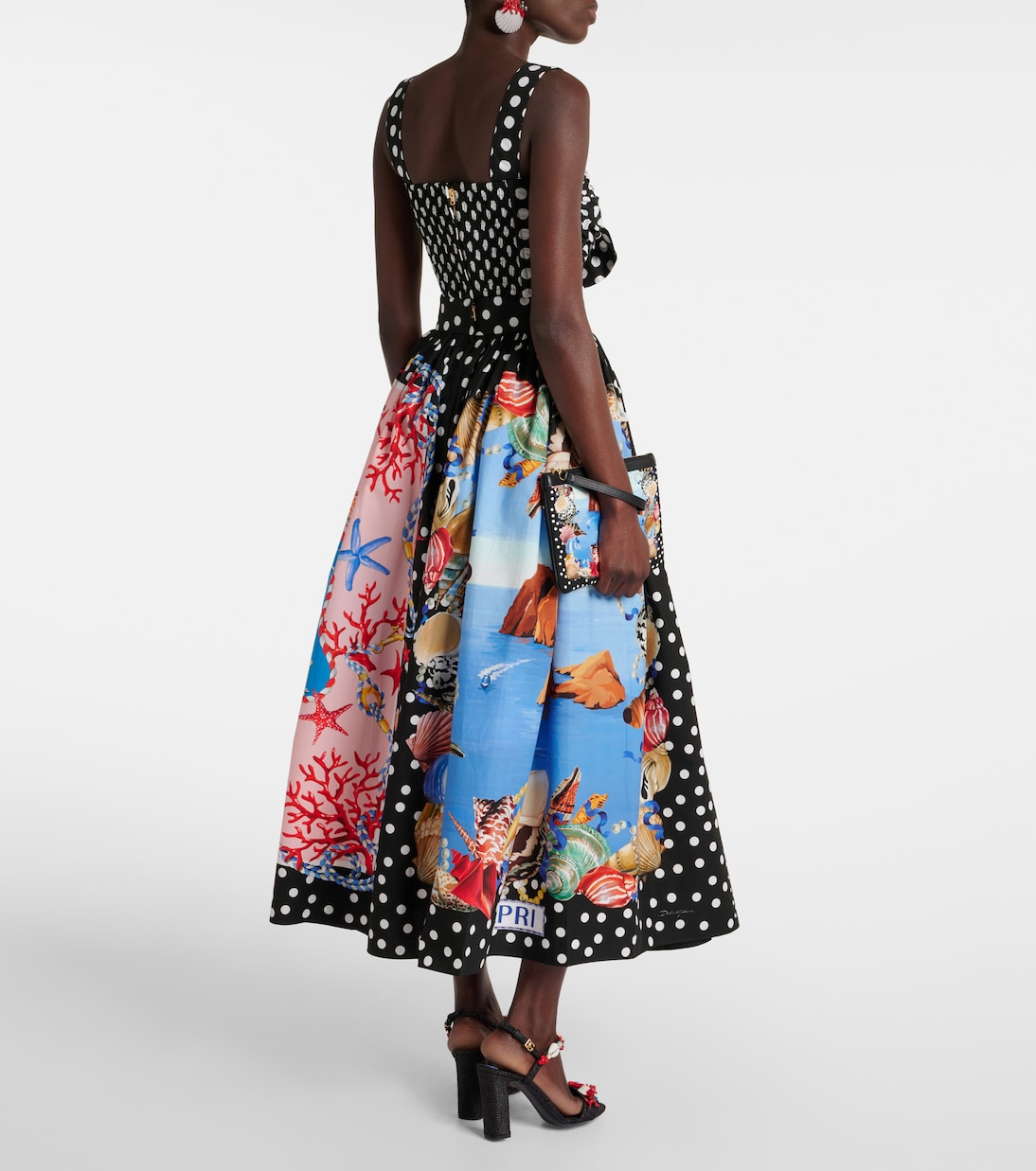 Top Capri de algodón con lunares | Dolce&Gabbana