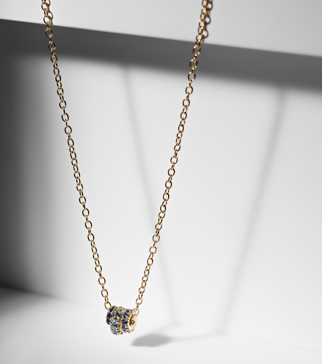 Collier Vesta en or 18 ct, saphirs et aigue-marine | Spinelli Kilcollin