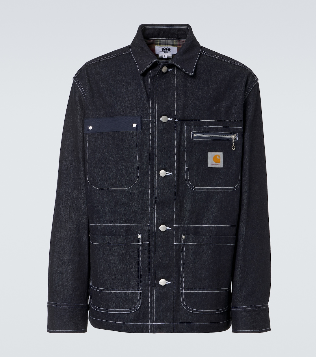 今 話題 の 人気 商品 denim Carhartt x jacket Mytheresa | Watanabe Junya - blue in ジャケット・アウター