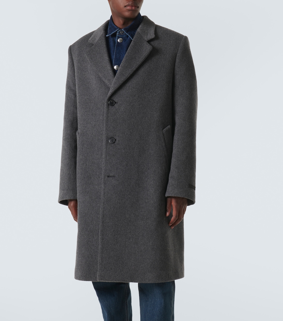 Virgin wool overcoat | Prada