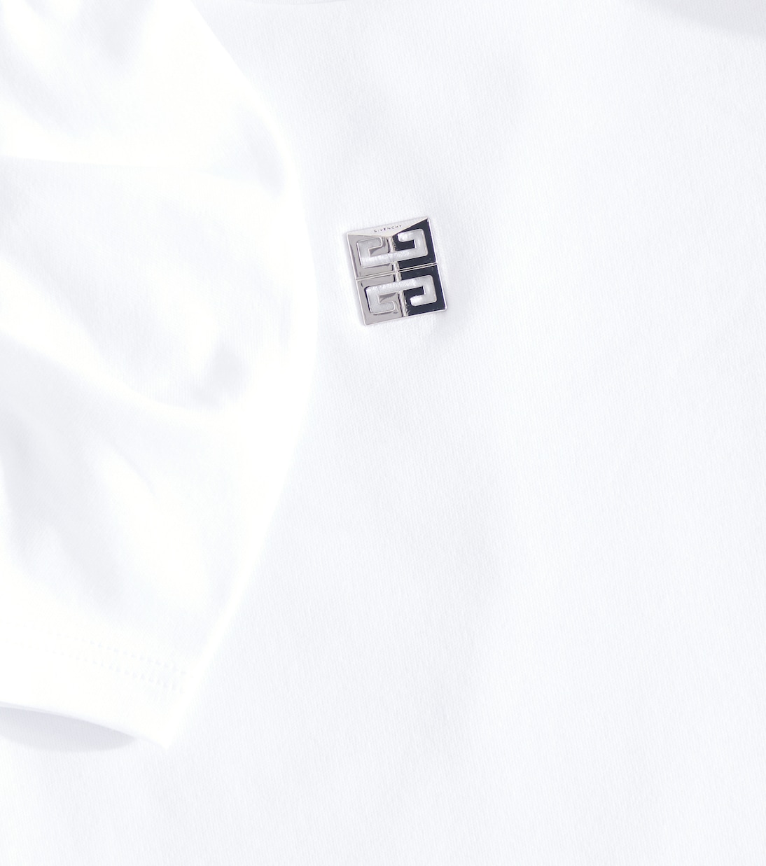 T-shirt in jersey di cotone con logo | Givenchy Kids