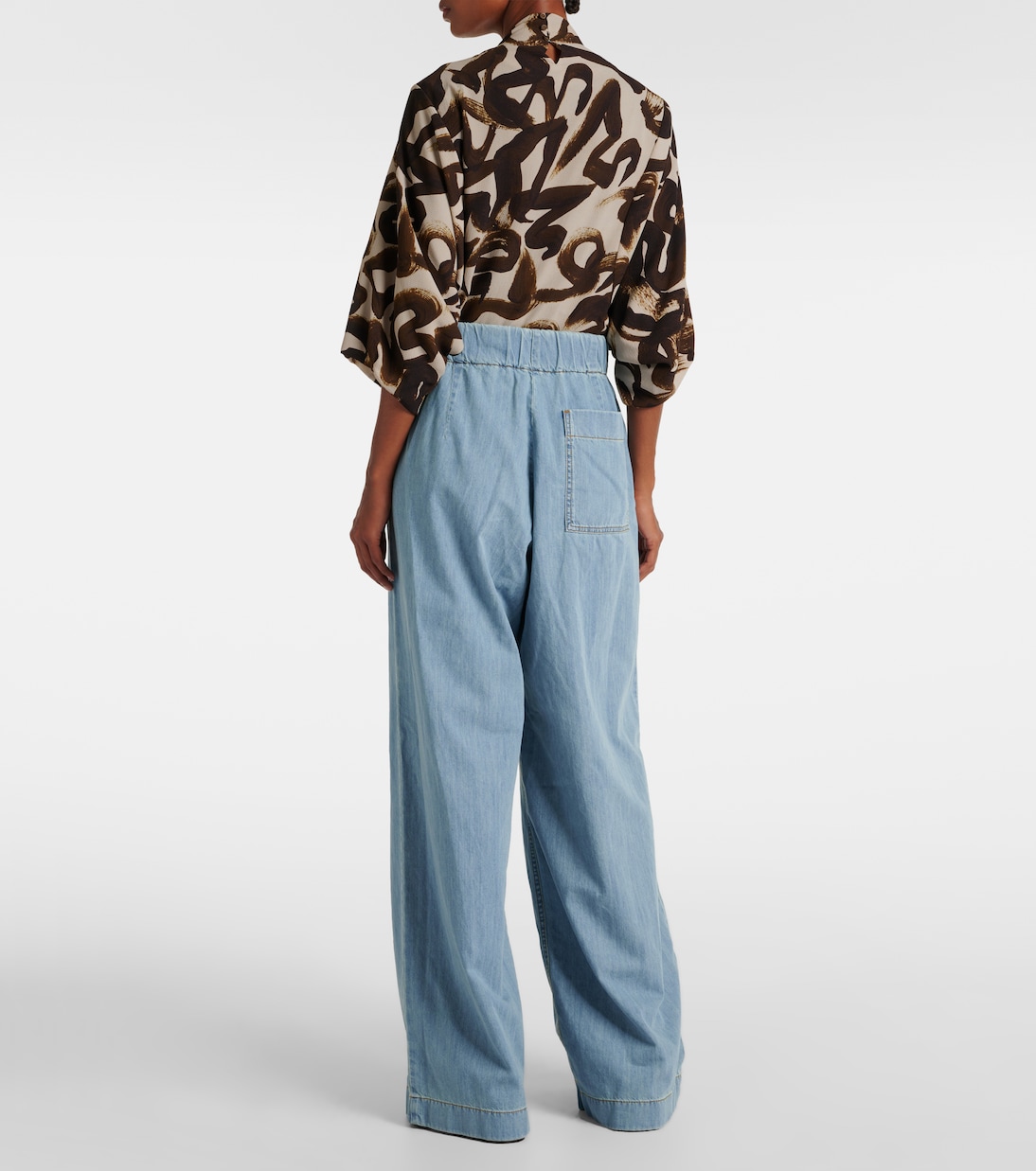 Jean ample à taille haute | Dries Van Noten