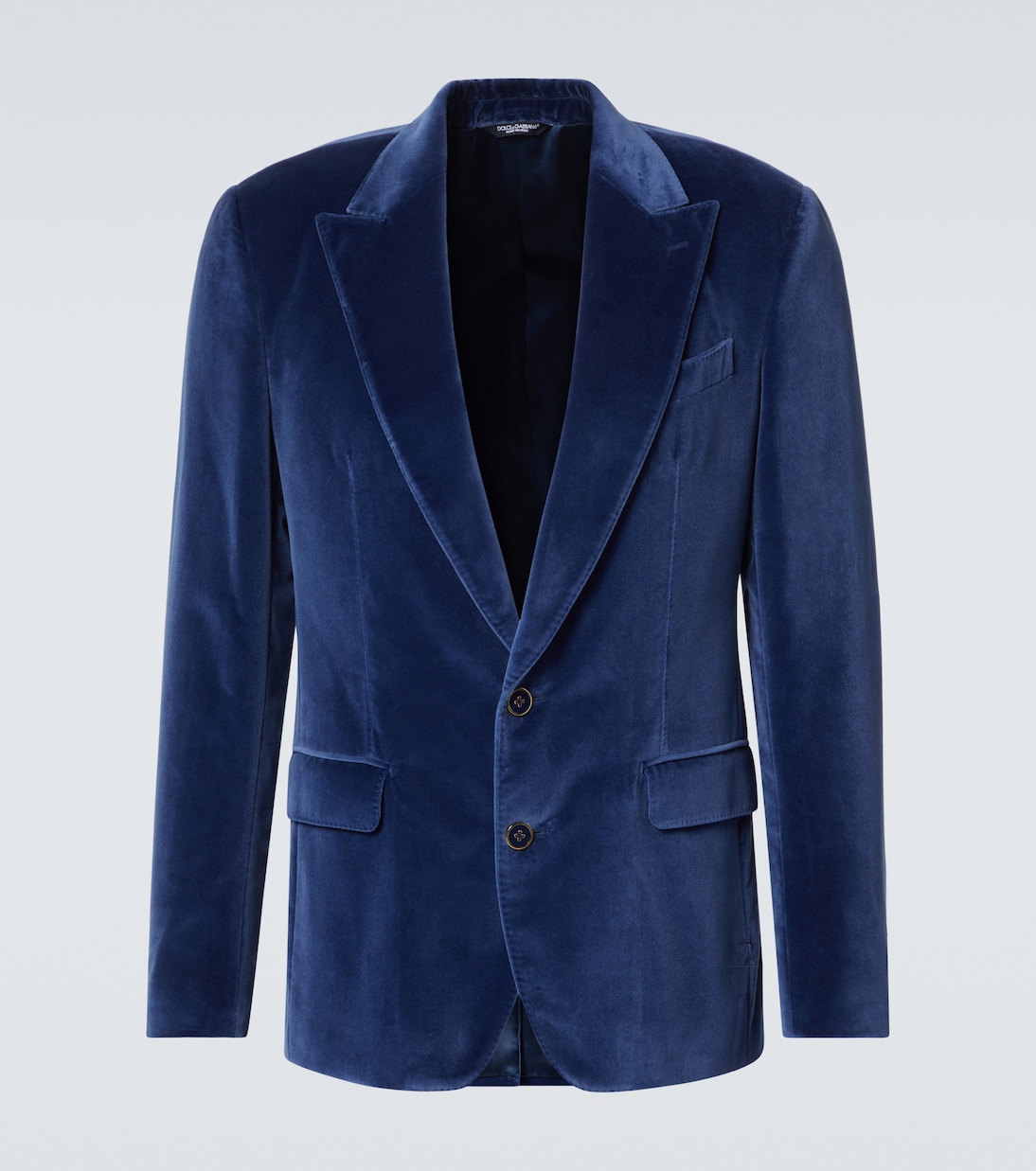 Blazer de terciopelo de algodón | Dolce&Gabbana
