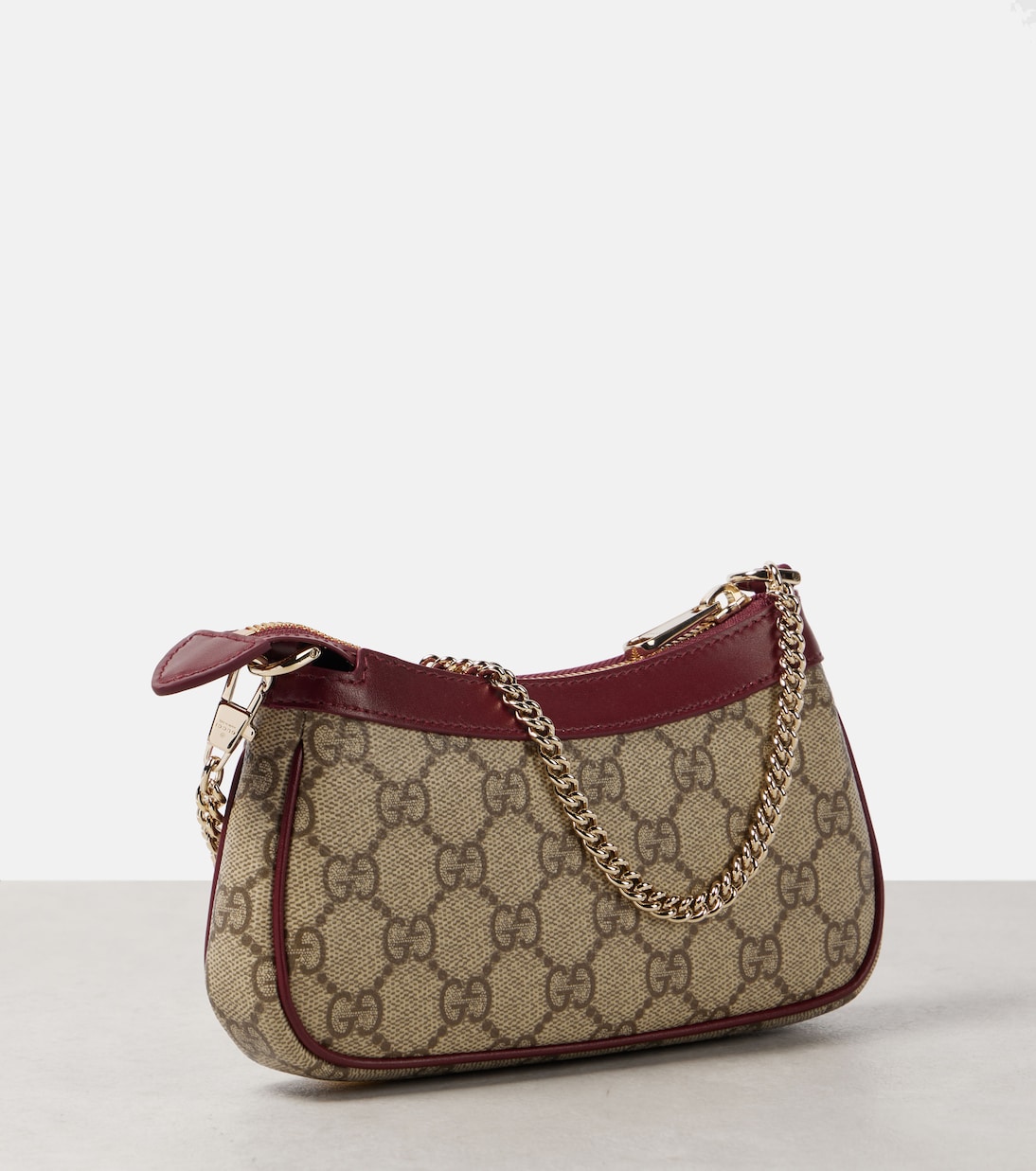 GG Mini panda-appliqué shoulder bag | Gucci
