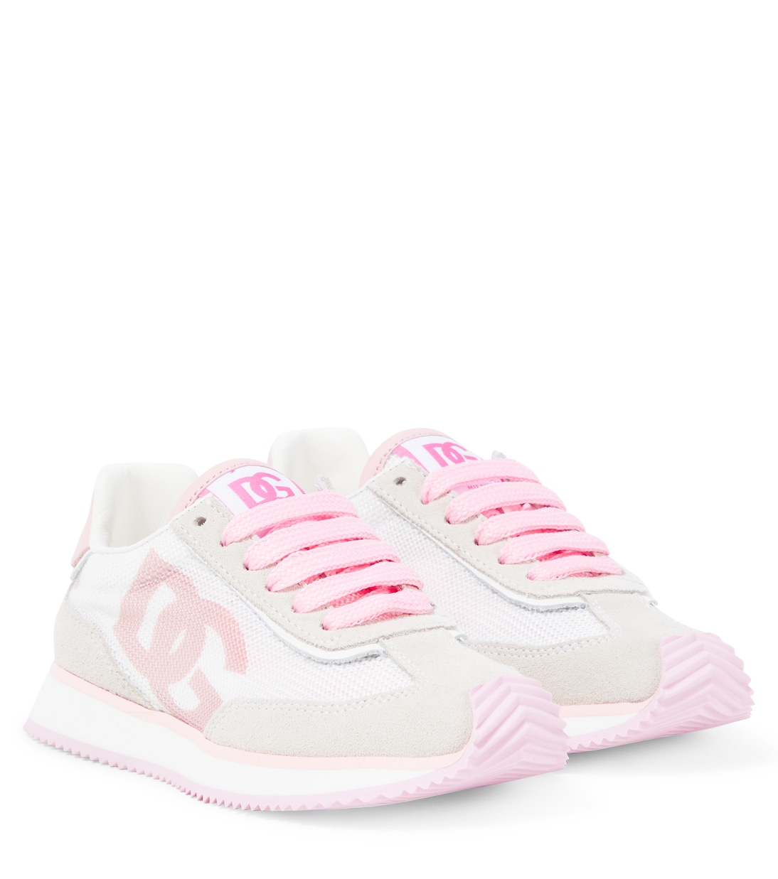 Dragon suede-trimmed sneakers | Dolce&Gabbana Kids
