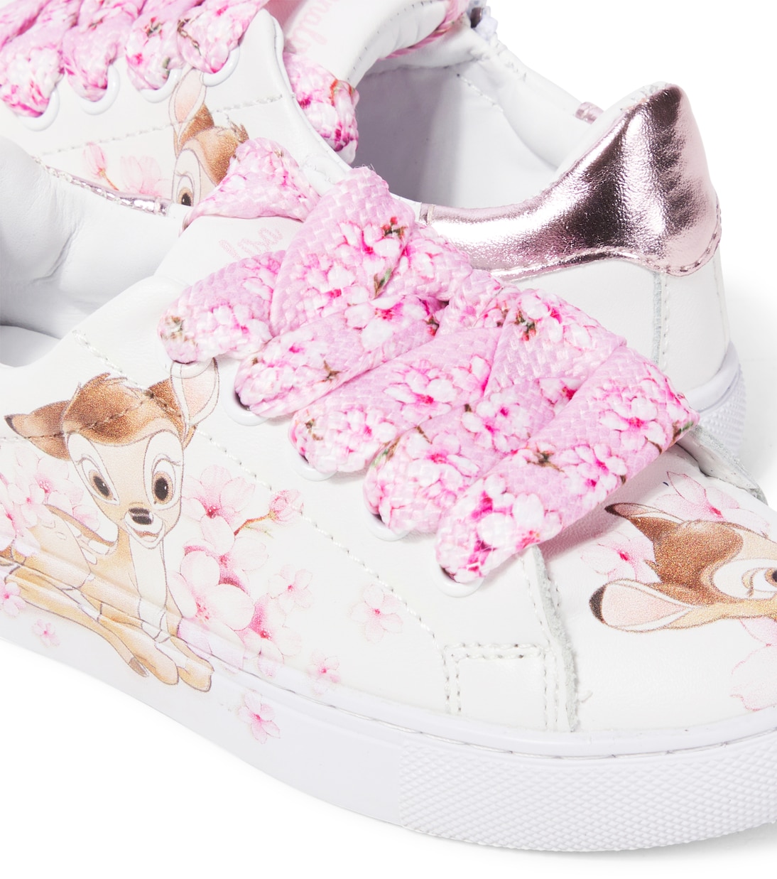 x Disney® – Baskets Bambi en cuir | Monnalisa