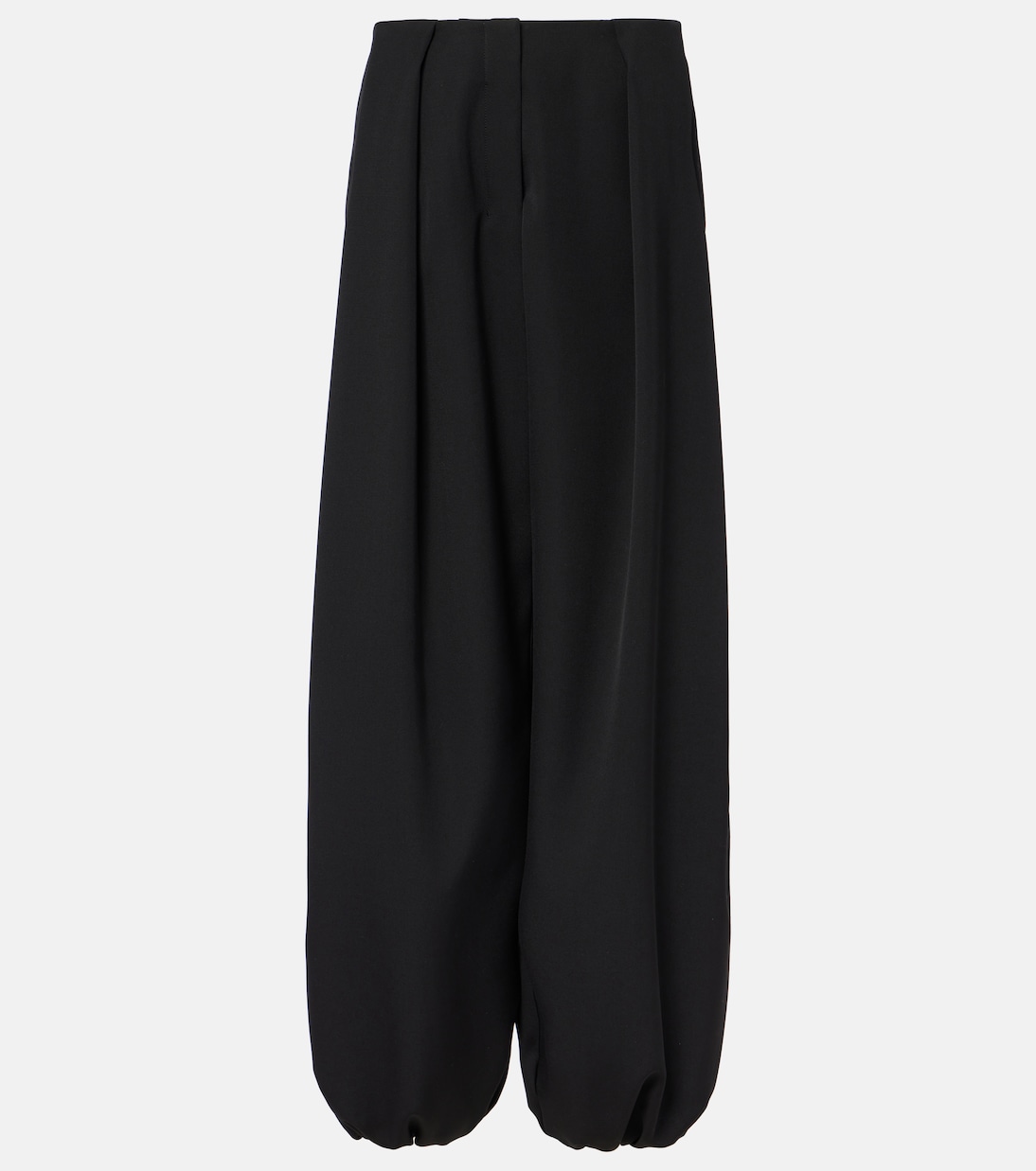 Calisson high-rise draped wool pants | Jacquemus