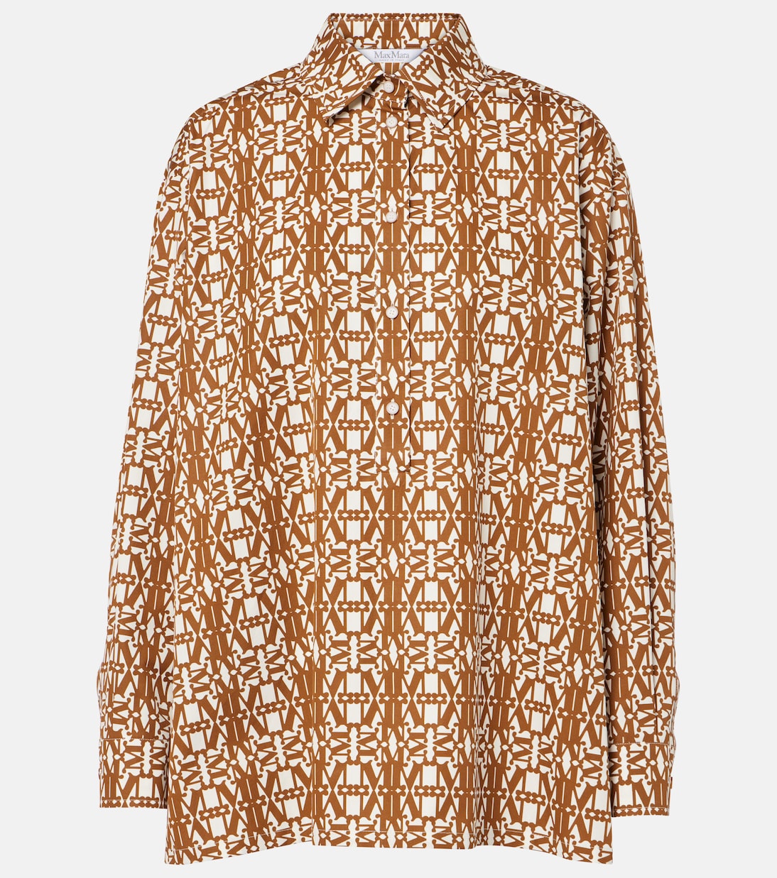 Top Gallura de algodón estampado | Max Mara