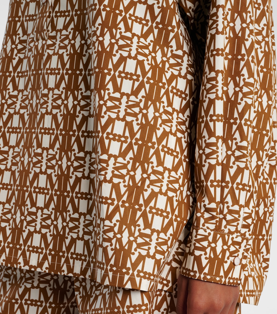Top Gallura de algodón estampado | Max Mara