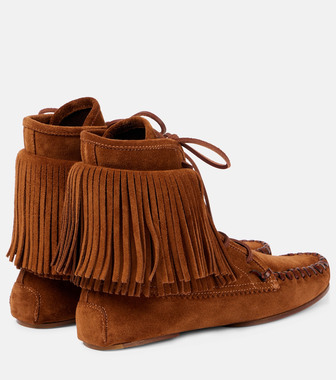 Botines Indiana de ante con flecos | Paris Texas
