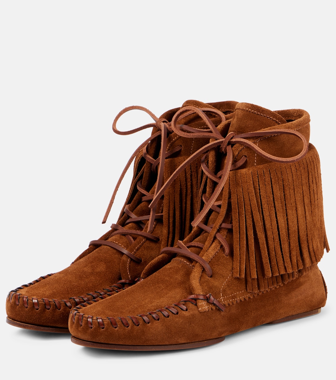 Botines Indiana de ante con flecos | Paris Texas