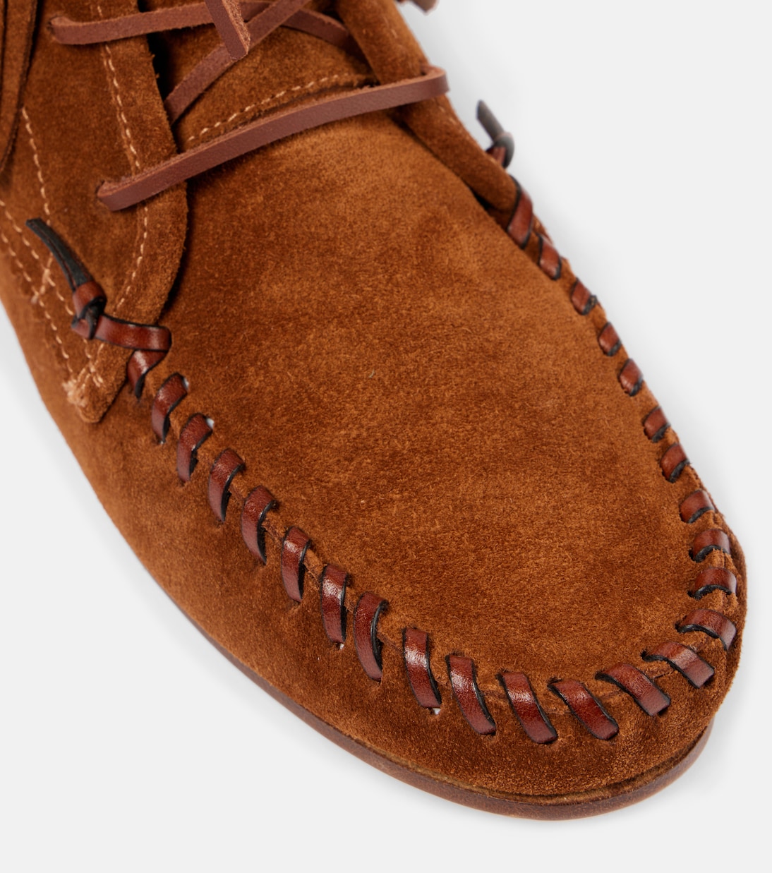 Botines Indiana de ante con flecos | Paris Texas