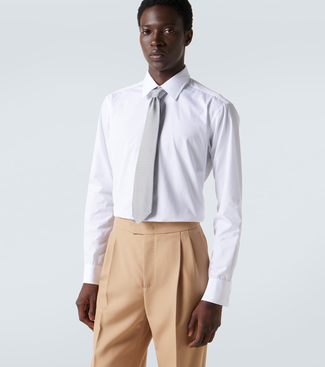 Corbata de seda a cuadros | Charvet