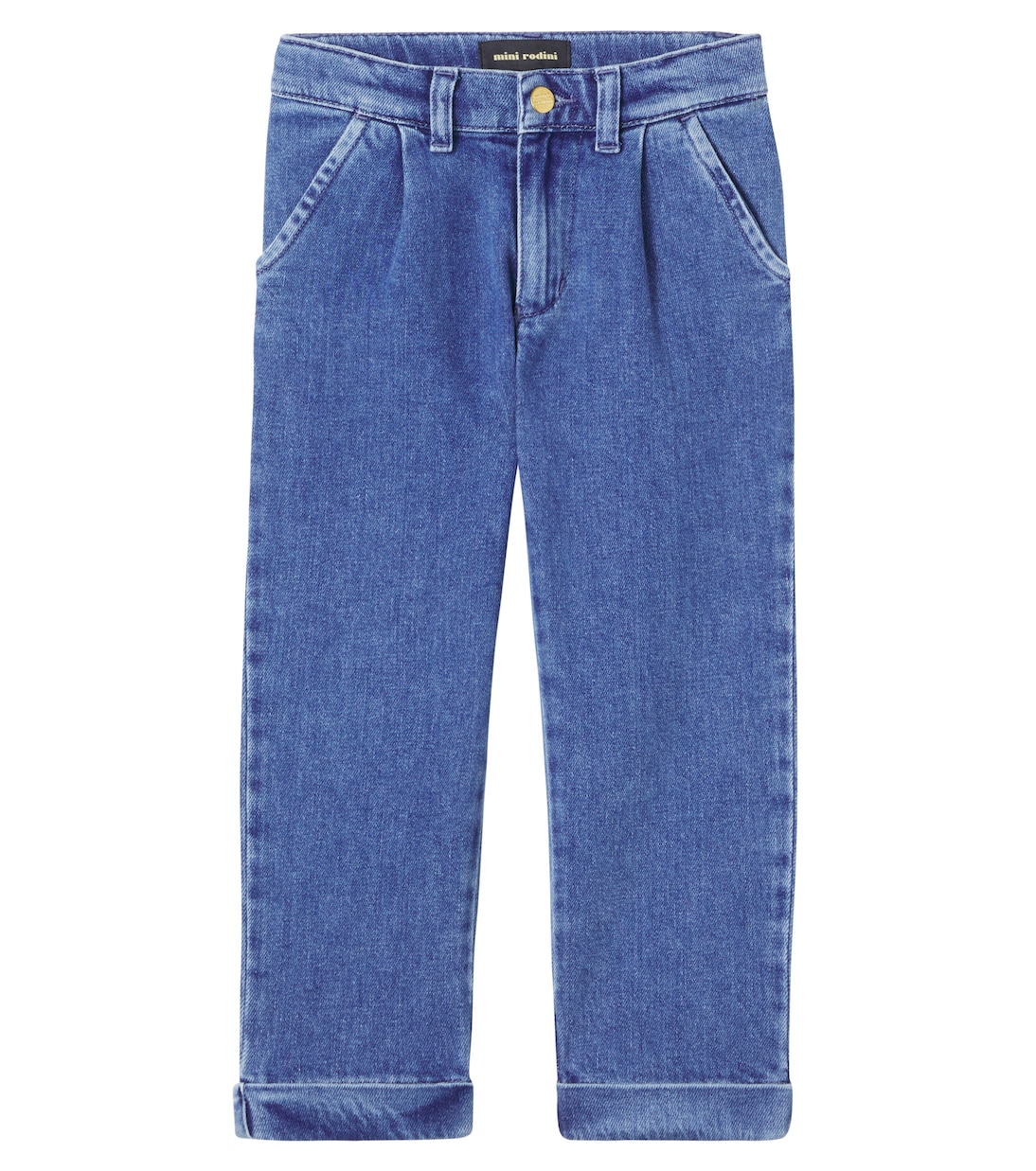 Jeans regular con logo | Mini Rodini