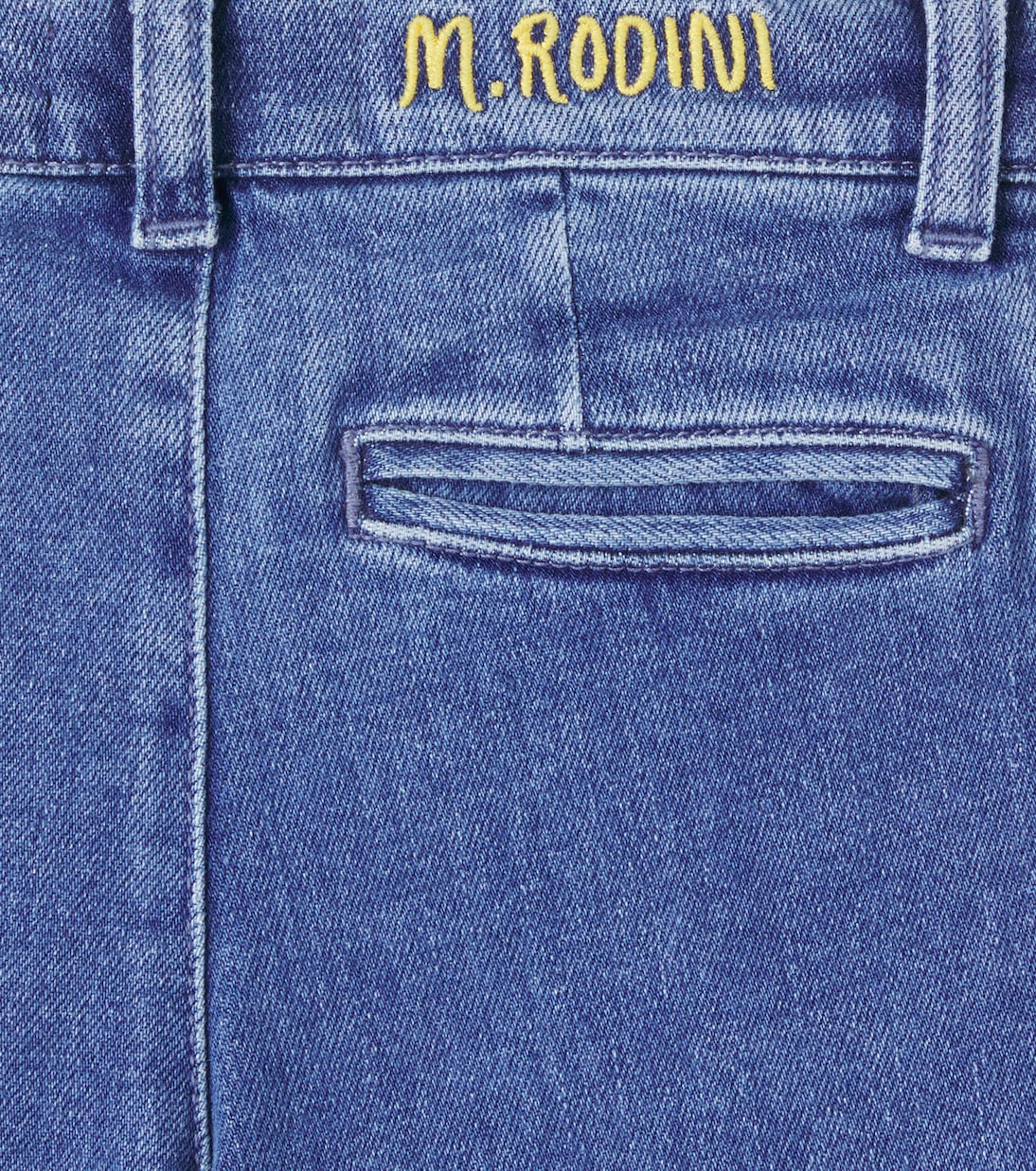 Jeans regular con logo | Mini Rodini