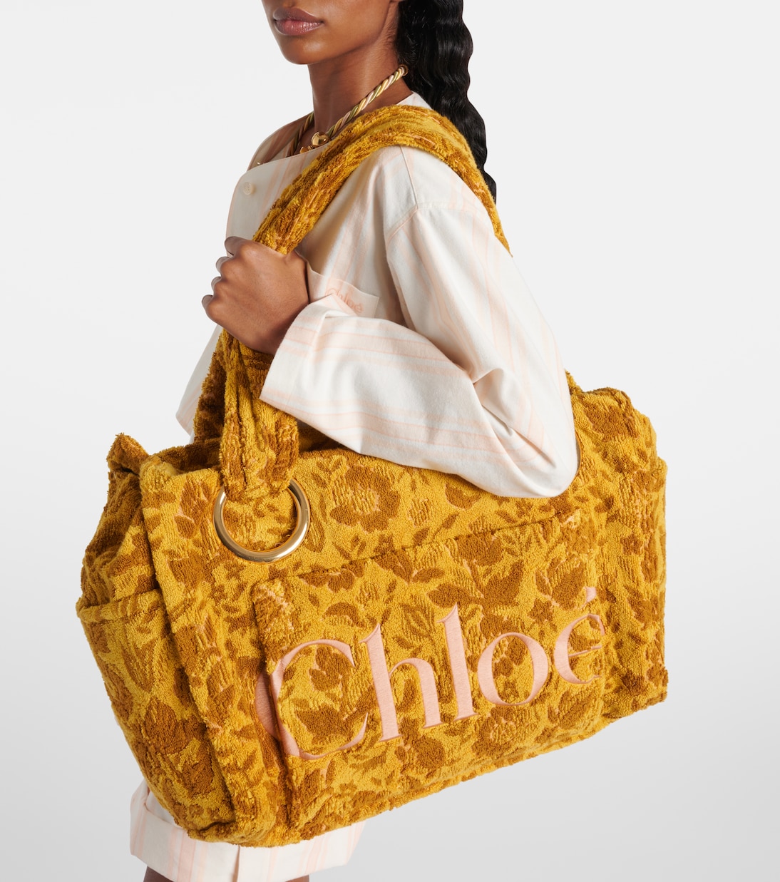 Tote Chloé Plage Large aus Frottee | Chloé