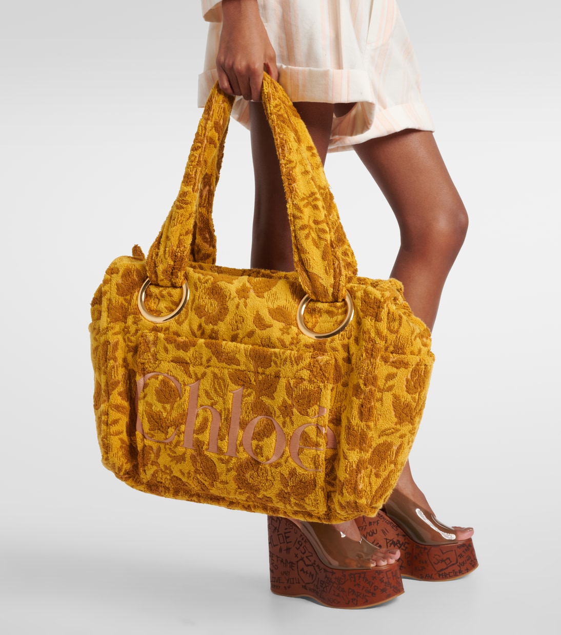 Tote Chloé Plage Large aus Frottee | Chloé