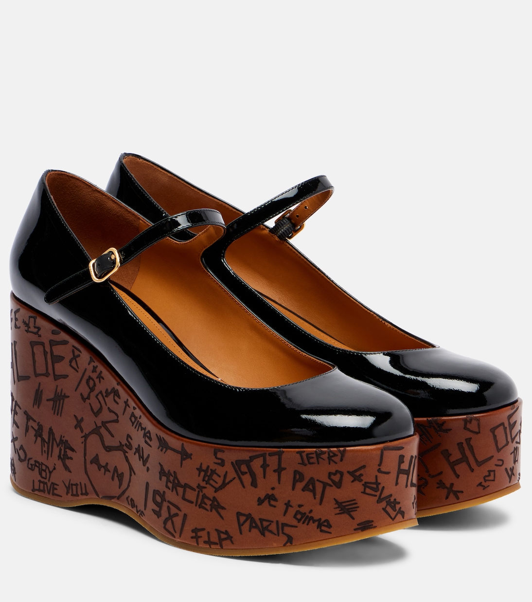 Wedges Maxime aus Lackleder  | Chloé