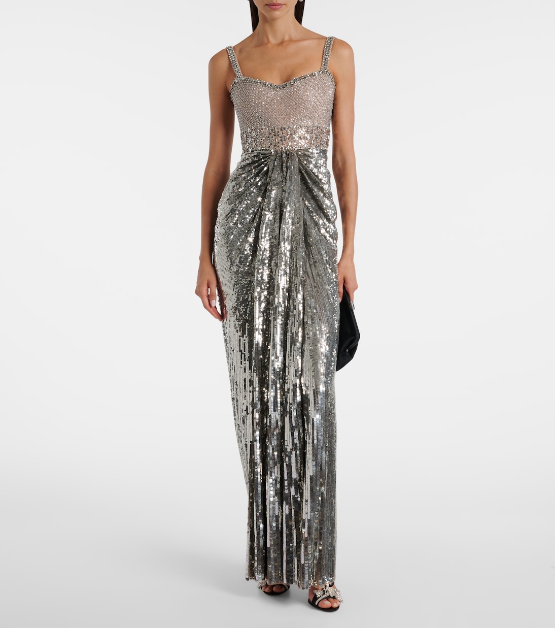 Robe longue Only You en tulle à sequins | Jenny Packham