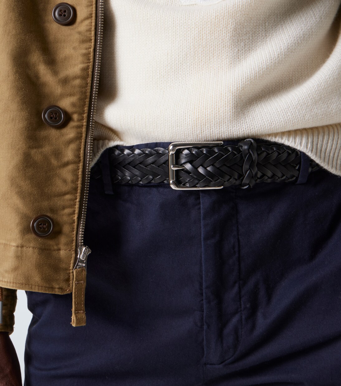 Woven leather belt | Ralph Lauren Purple Label