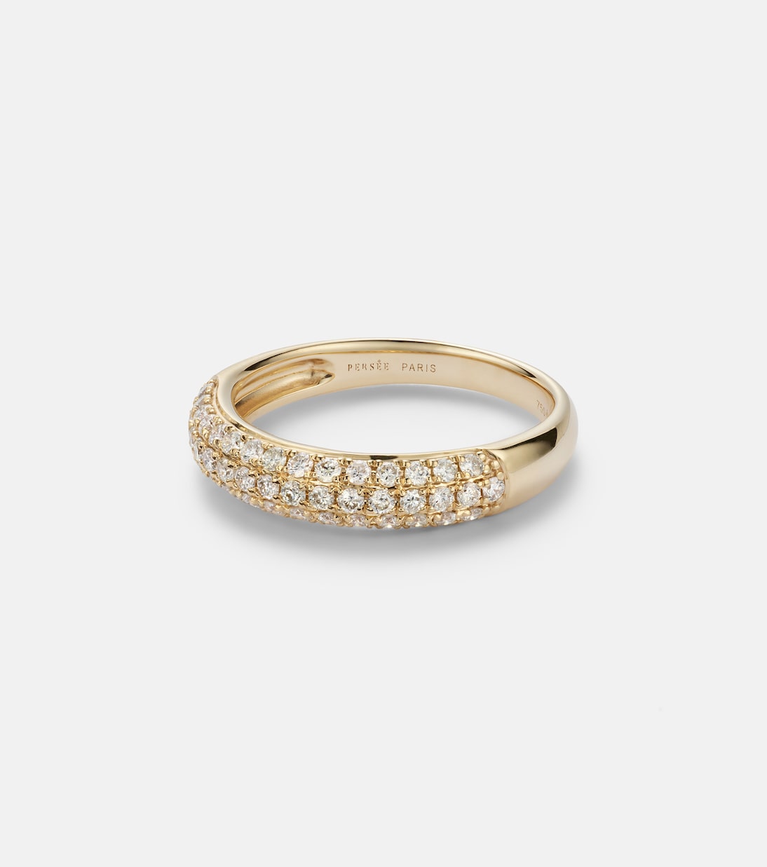 Anillo de oro de 18 ct con diamantes  | Persée