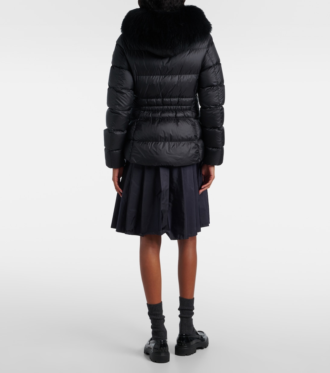 Daunenjacke Boed mit Shearling | Moncler