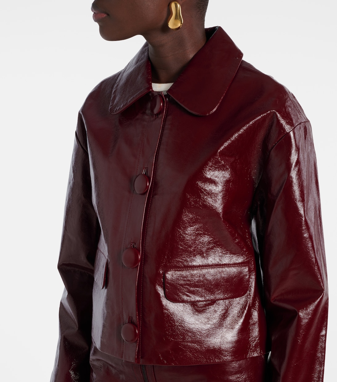 Leather jacket | Self-Portrait