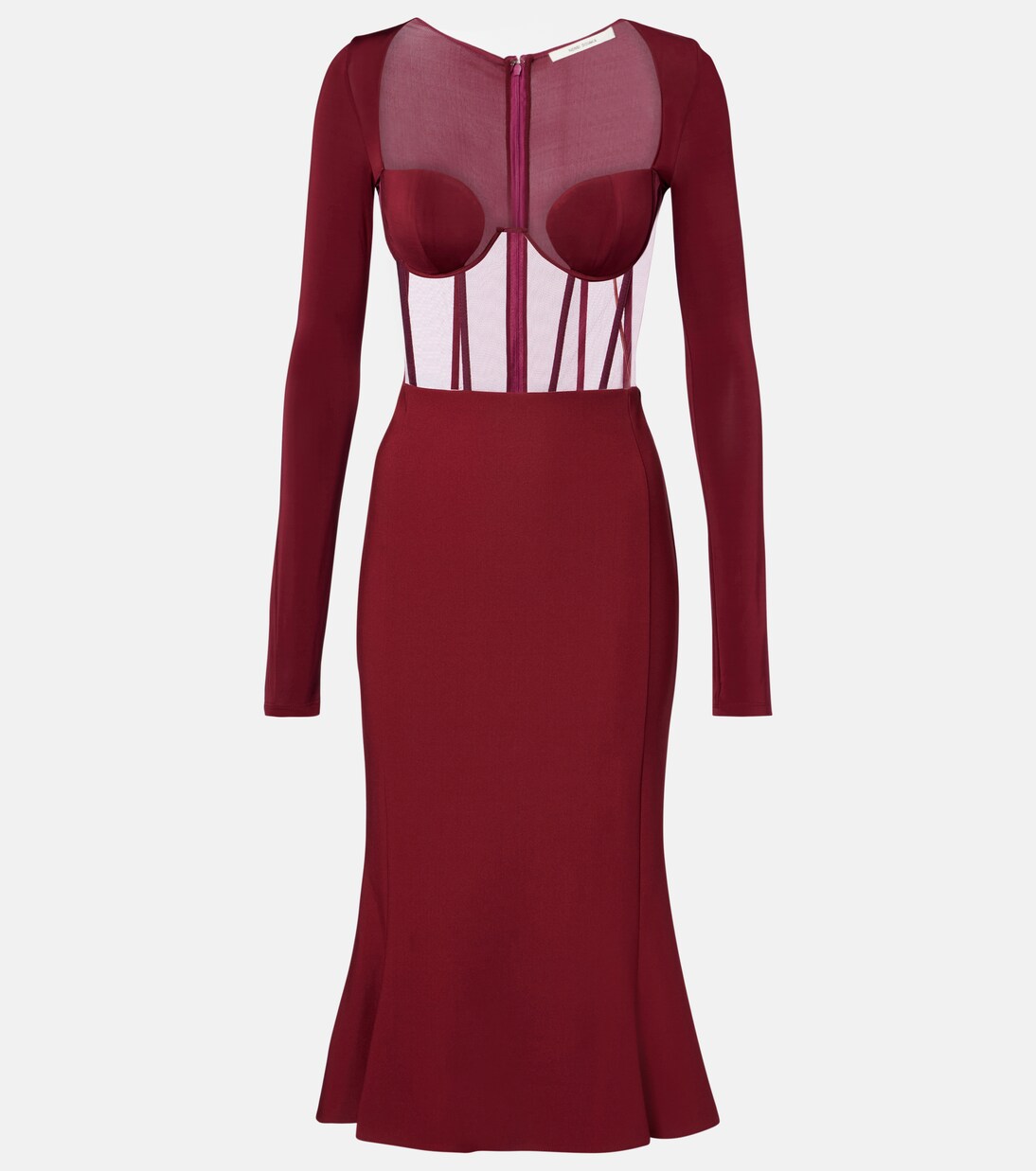 Paneled corset dress | Nensi Dojaka
