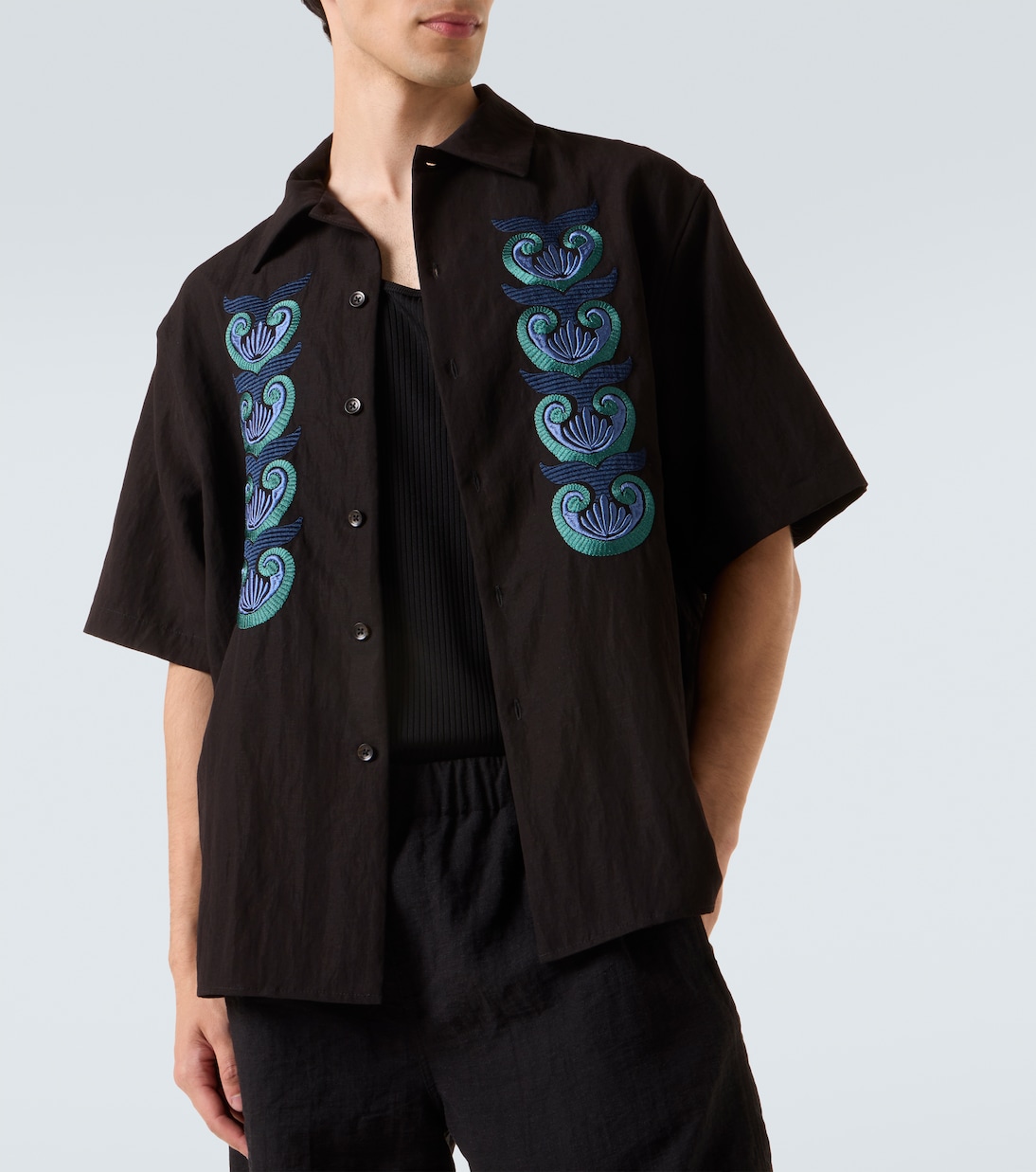Besticktes Hemd | Commas