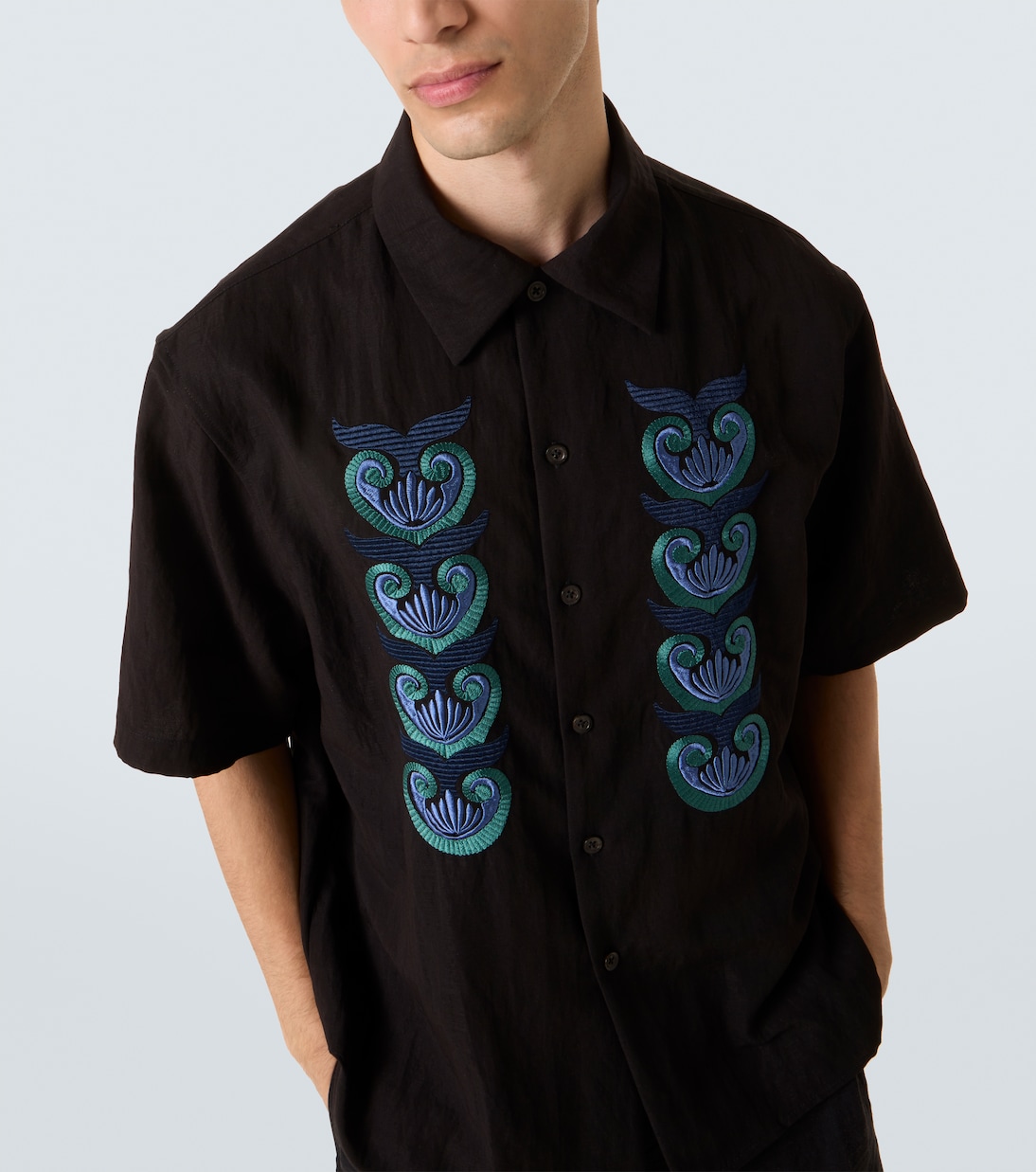 Besticktes Hemd | Commas