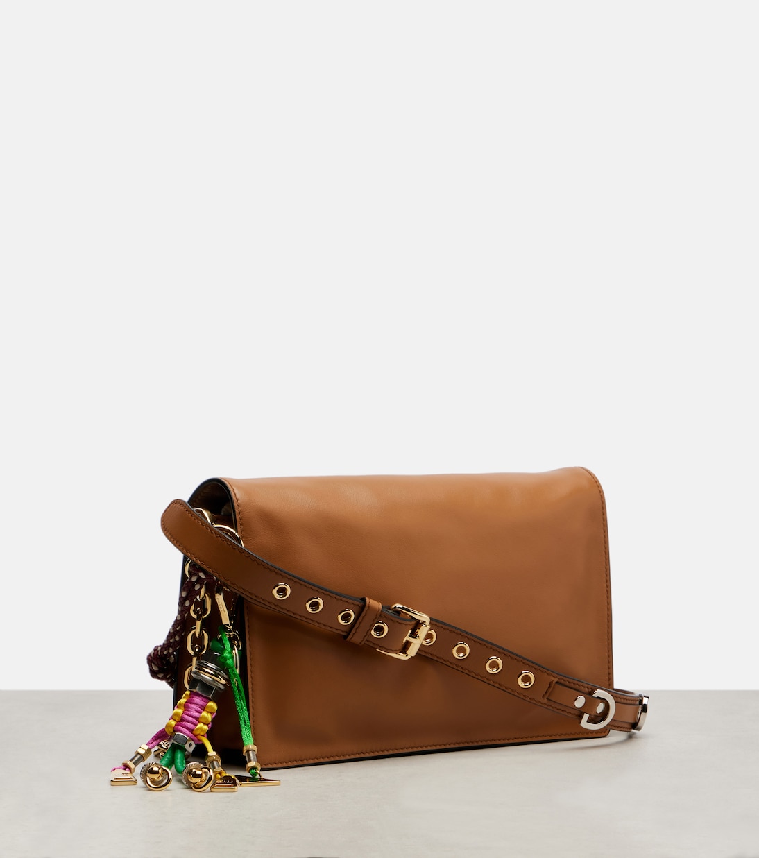 Schultertasche Soft Sound Small aus Leder | Prada