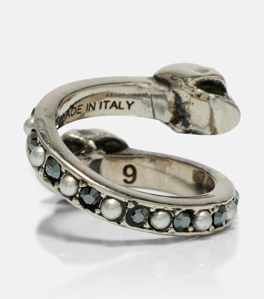 Skull缀饰戒指 | McQueen