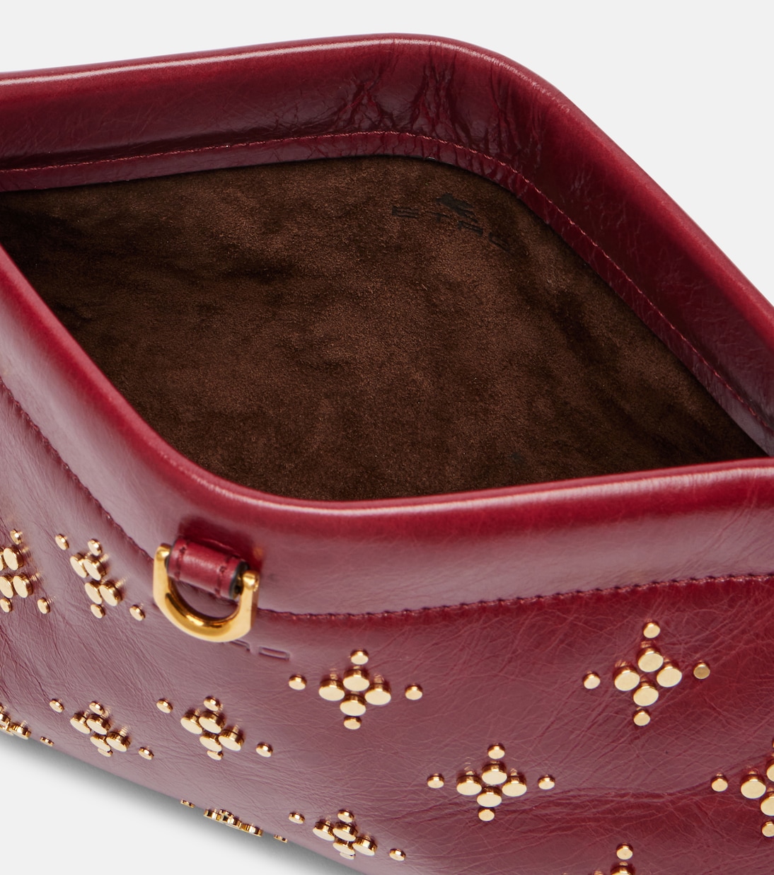 Talk studded leather shoulder bag | Etro