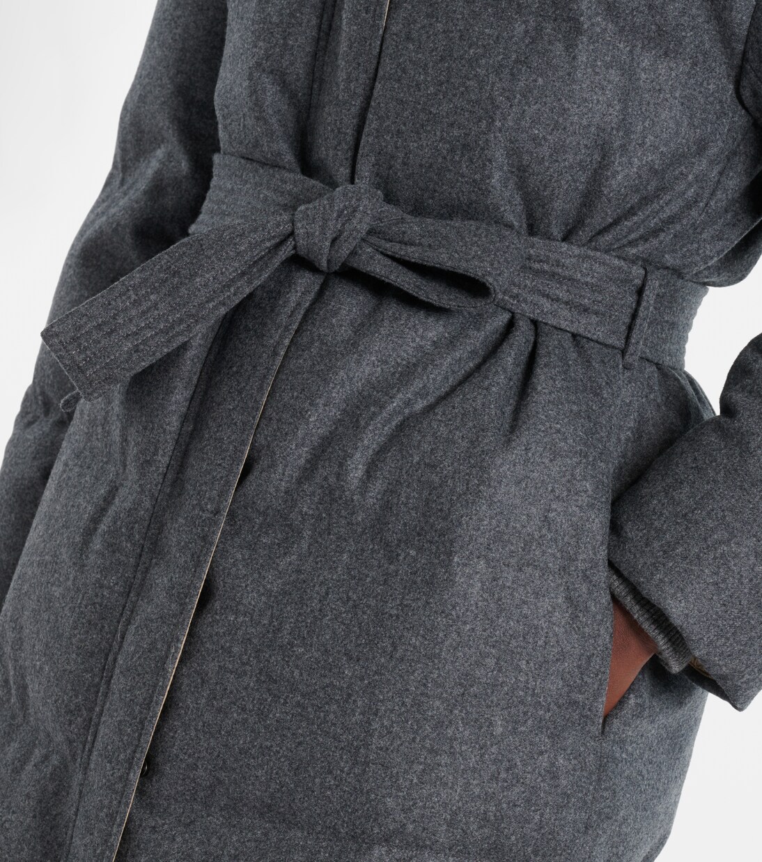 Daunenjacke aus Schurwolle | Brunello Cucinelli