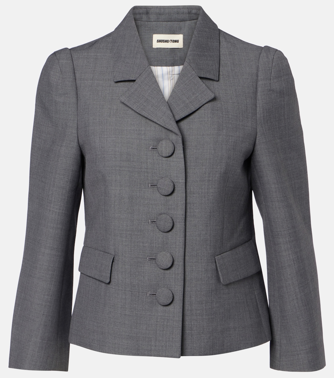 Single-breasted blazer | Shushu/Tong