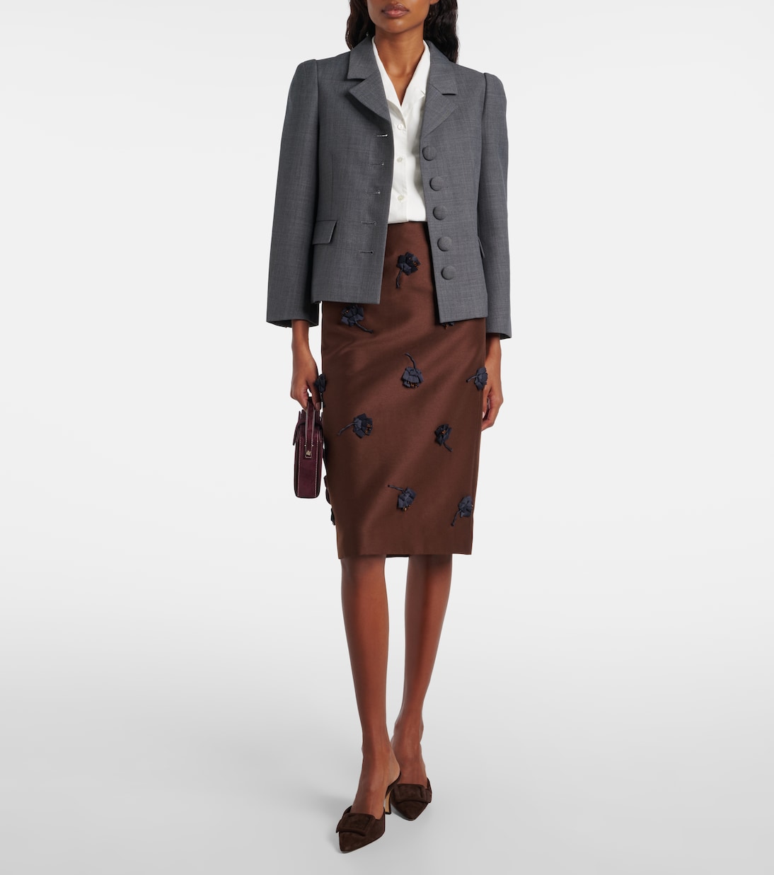 Single-breasted blazer | Shushu/Tong