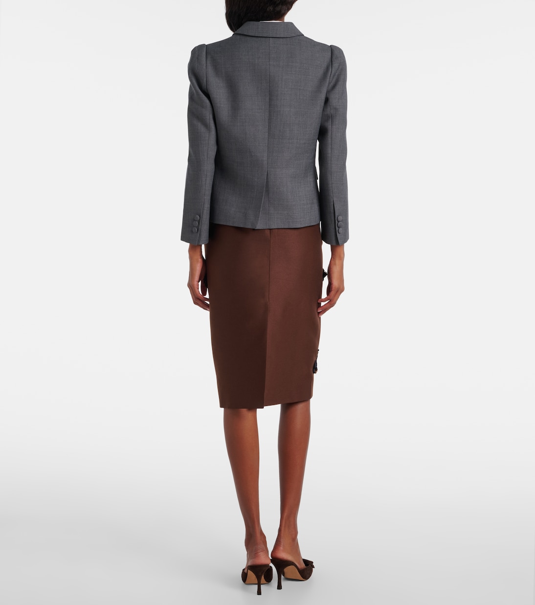 Single-breasted blazer | Shushu/Tong