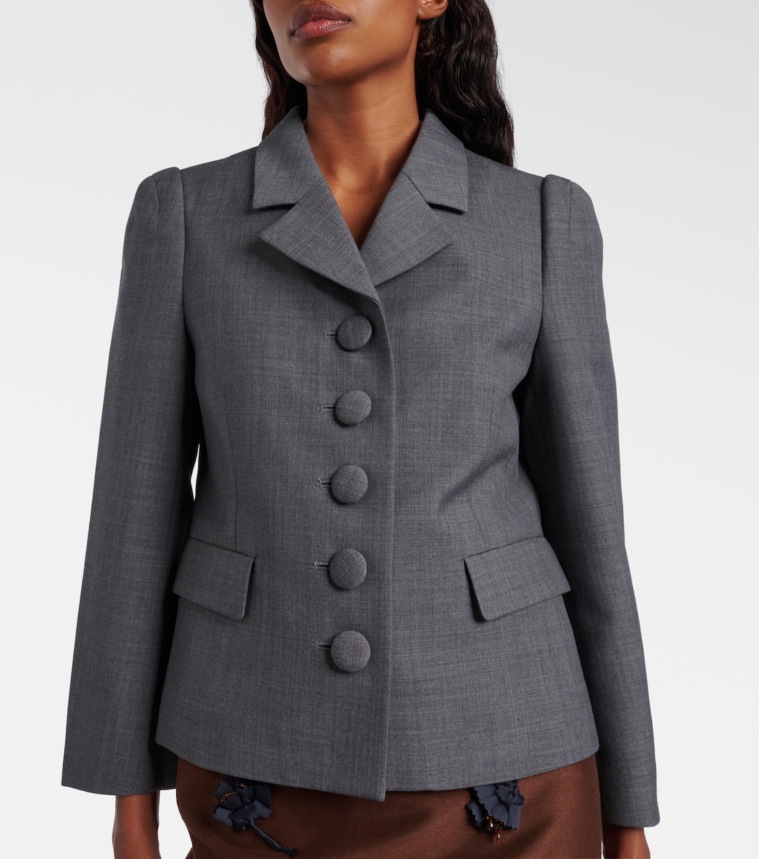 Single-breasted blazer | Shushu/Tong