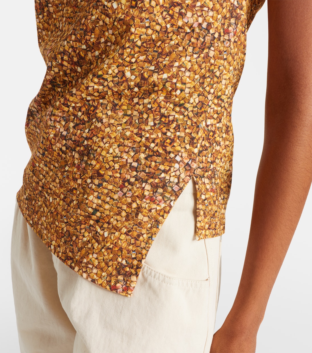 Sebani asymmetric cotton T-shirt | Isabel Marant