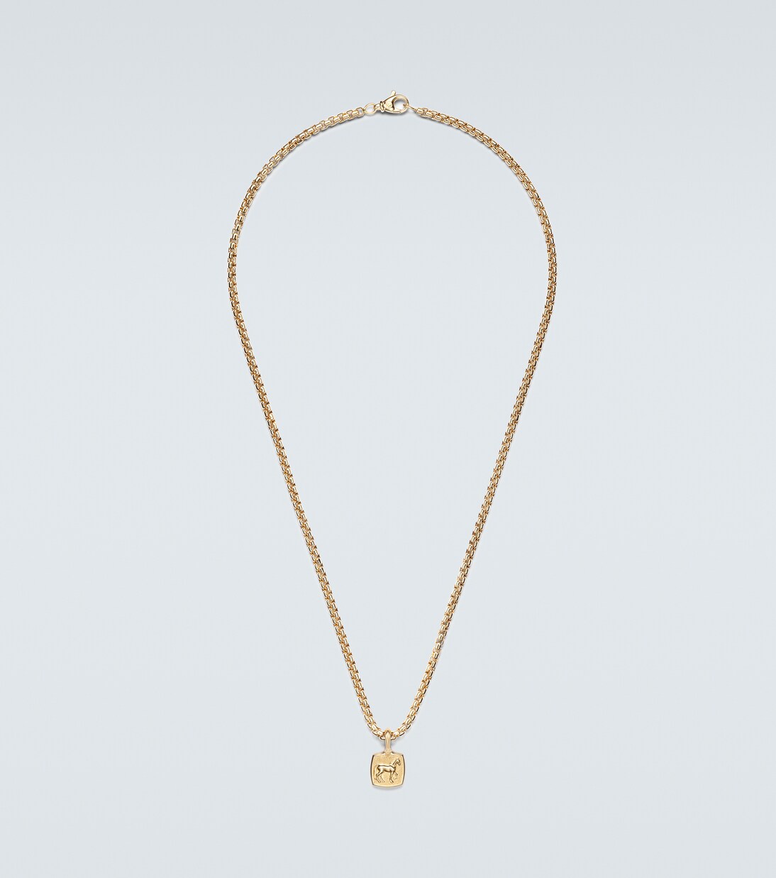 Petrvs® Horse Box 18kt gold (750/1000) pendant necklace | David Yurman