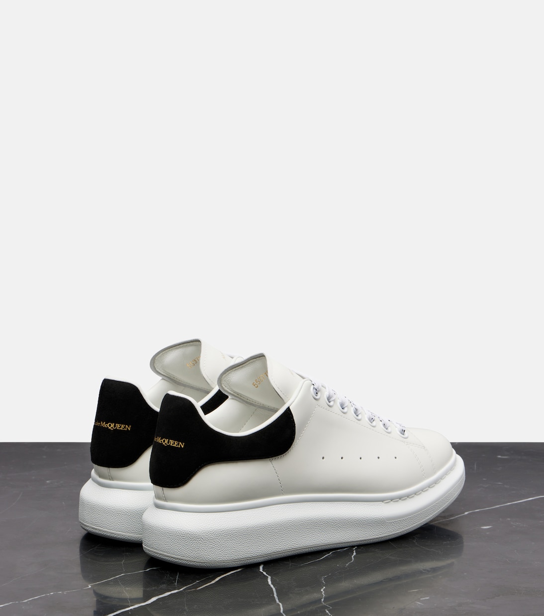 Oversized leather sneakers | McQueen