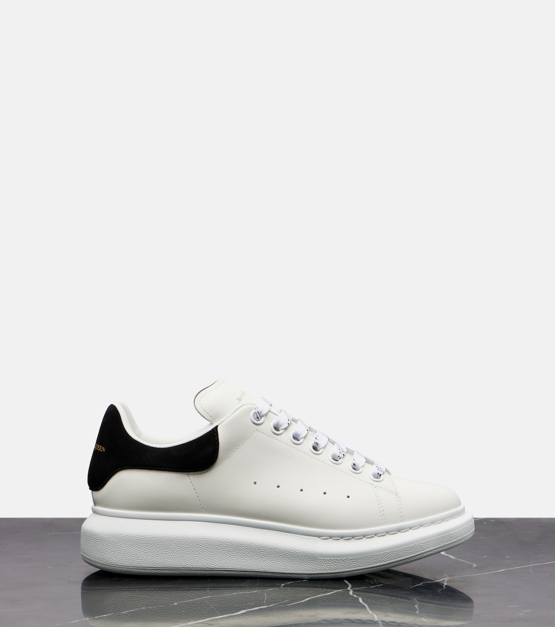 Oversized leather sneakers | McQueen