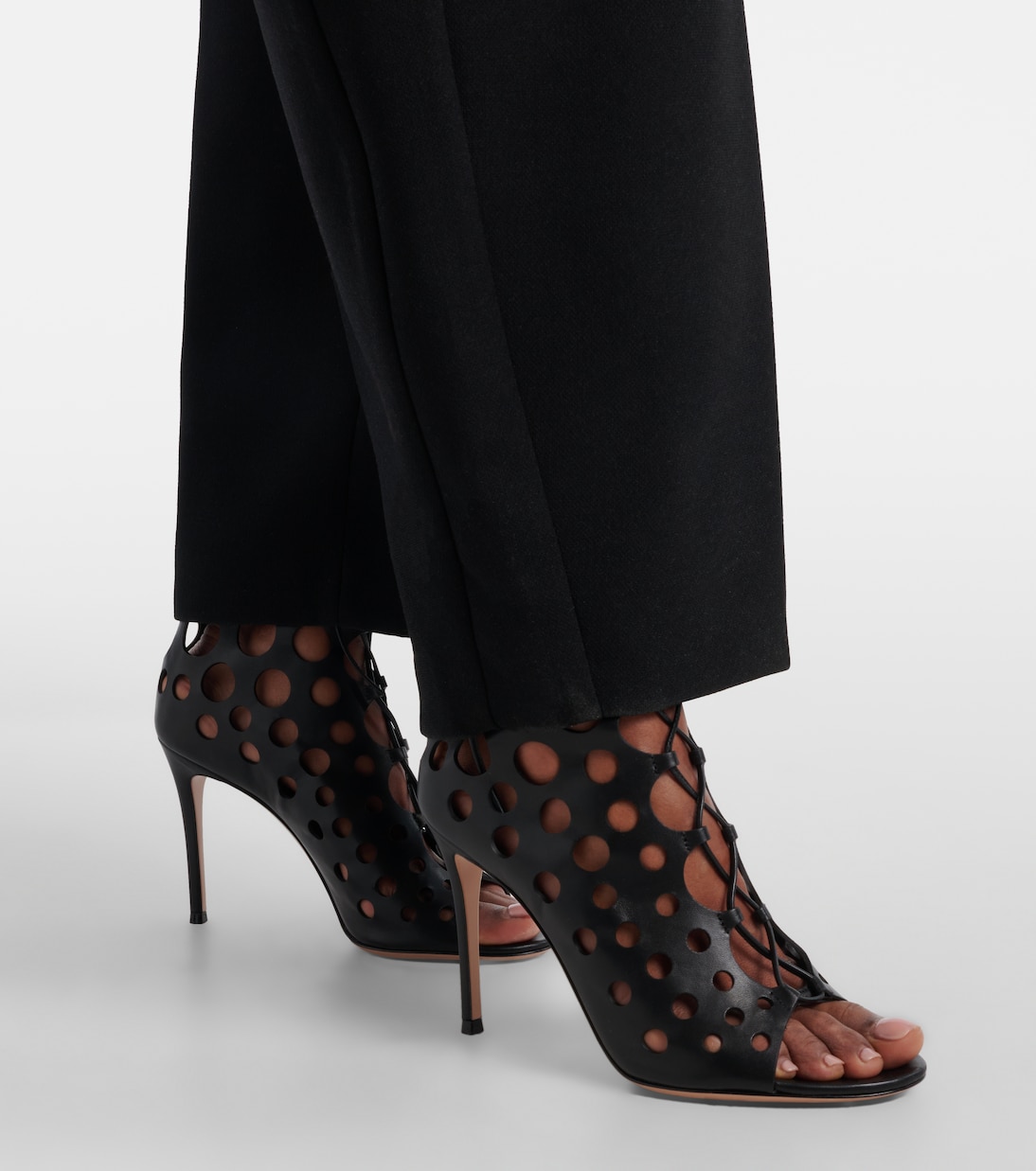 95 perforated leather pumps | Gianvito Rossi