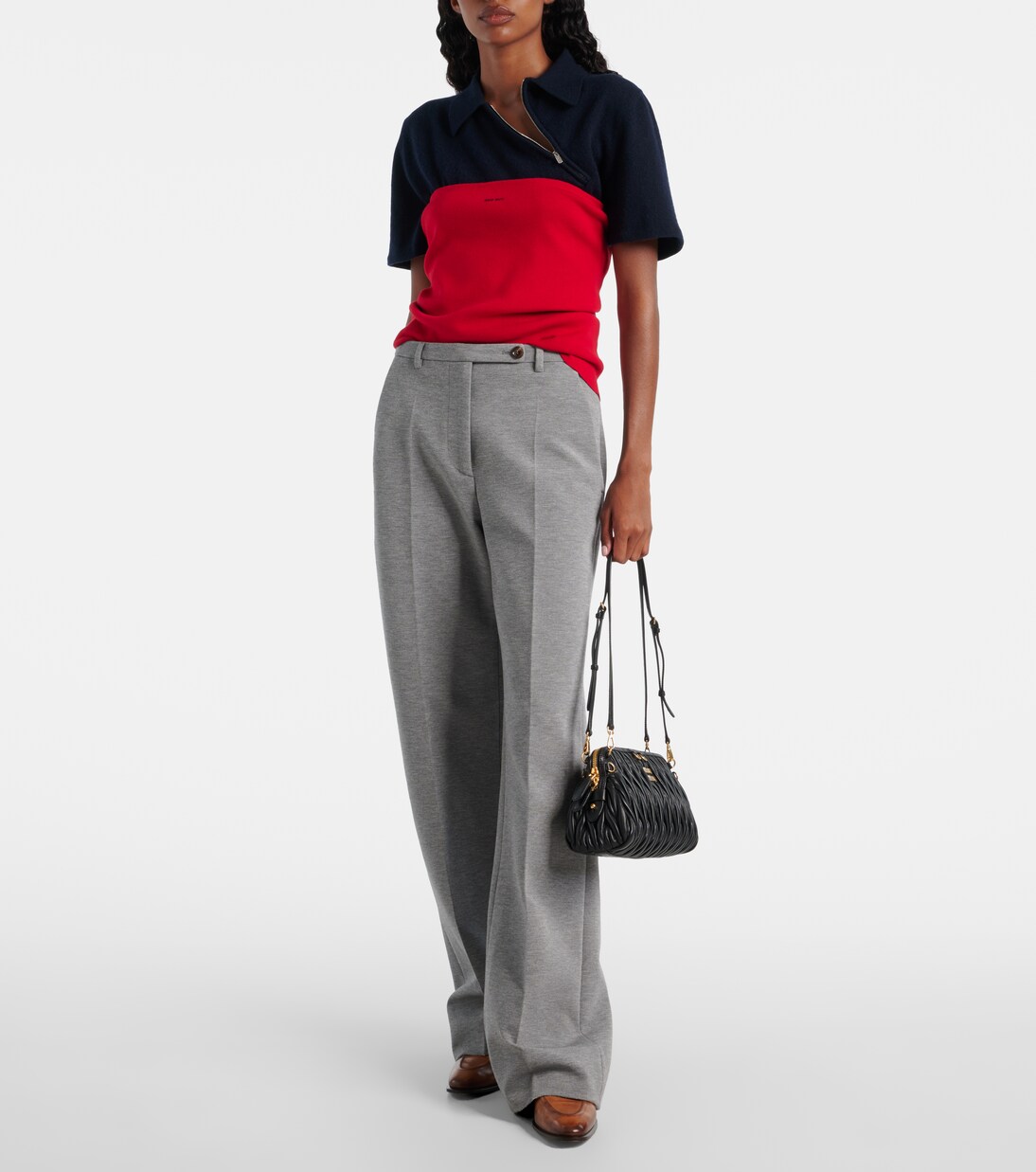 Cotton jersey tube top | Miu Miu