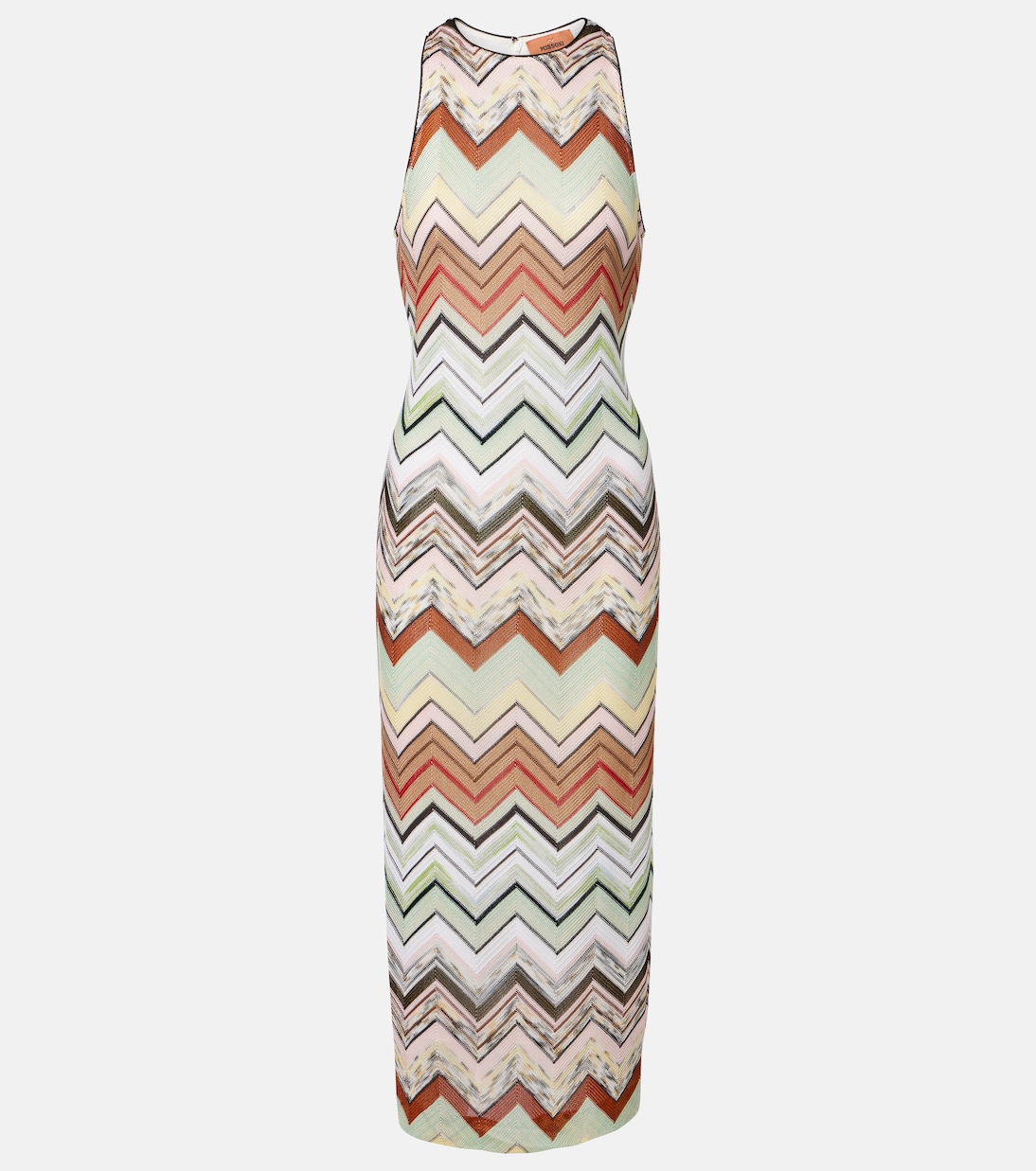 Zigzag knitted midi dress | Missoni