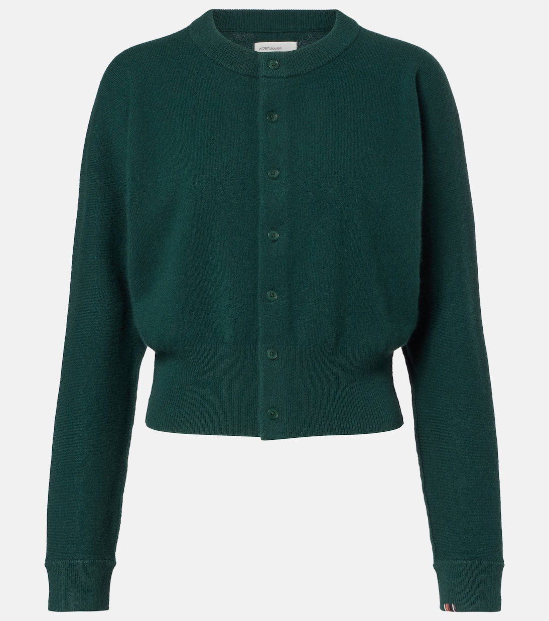 Blouson cashmere-blend cardigan | Extreme Cashmere