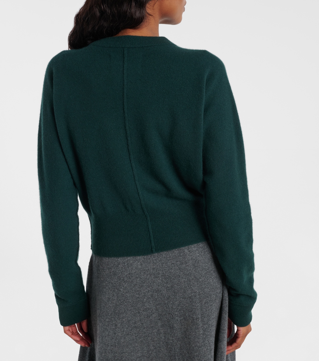Blouson cashmere-blend cardigan | Extreme Cashmere