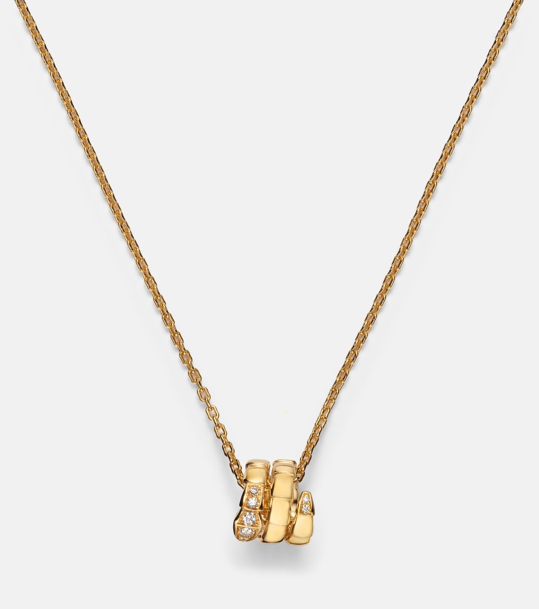 Collana Serpenti Viper in oro 18kt con diamanti | Bvlgari