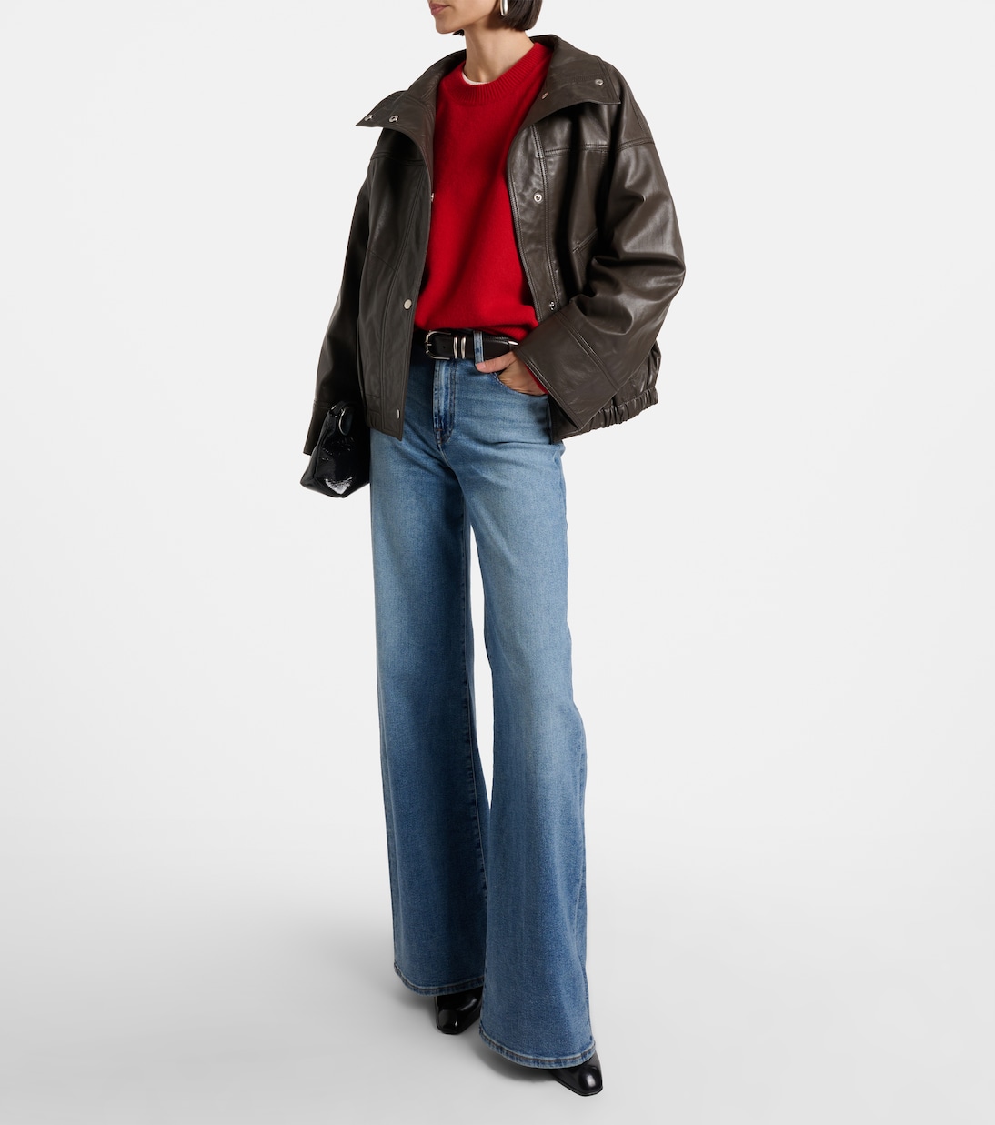 Lotta high-rise wide-leg jeans | 7 For All Mankind