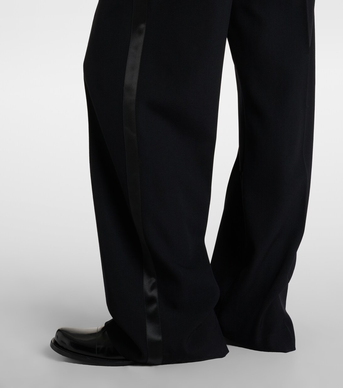 Felicita wool twill wide-leg pants | The Row